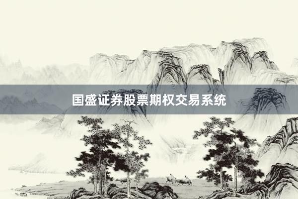 国盛证券股票期权交易系统