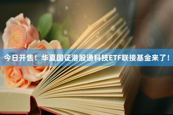 今日开售！华夏国证港股通科技ETF联接基金来了！